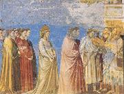 The Marriage Procession of the Virgin Giotto